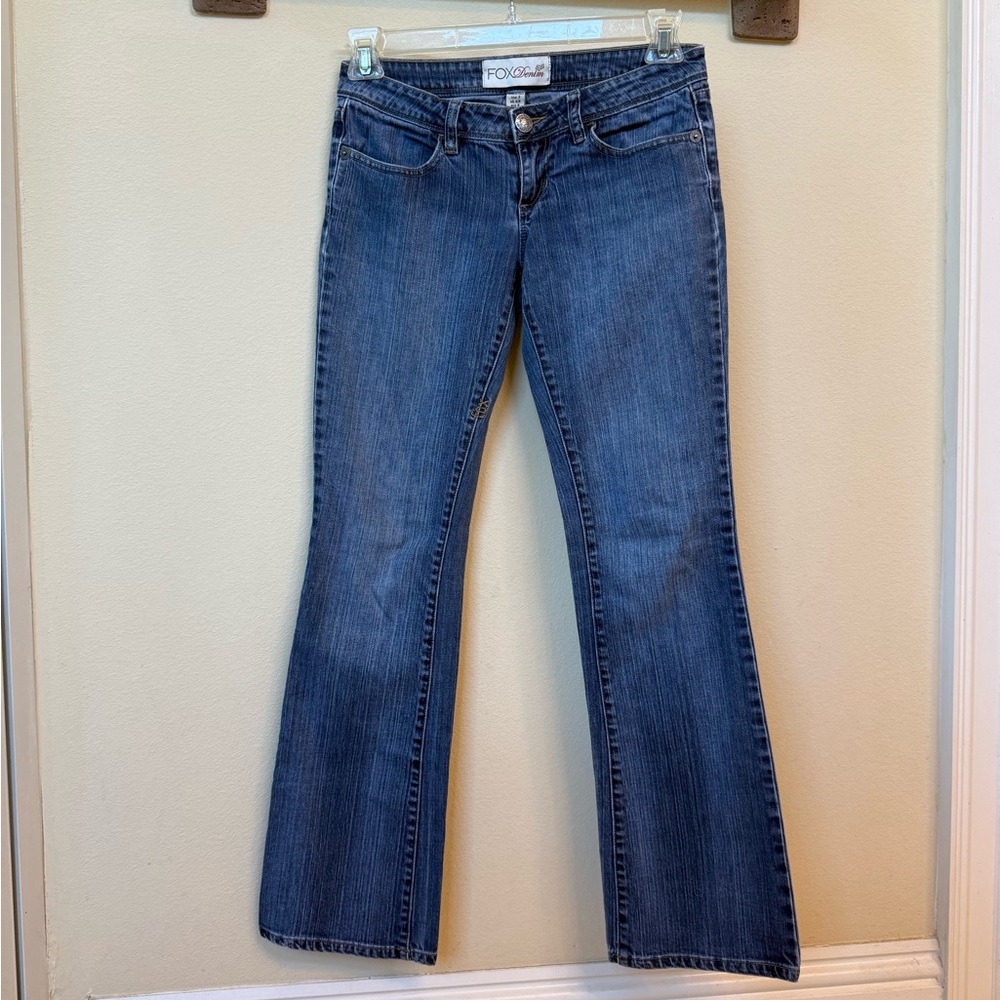 Nwot Fox Blue Flare Leg Jeans